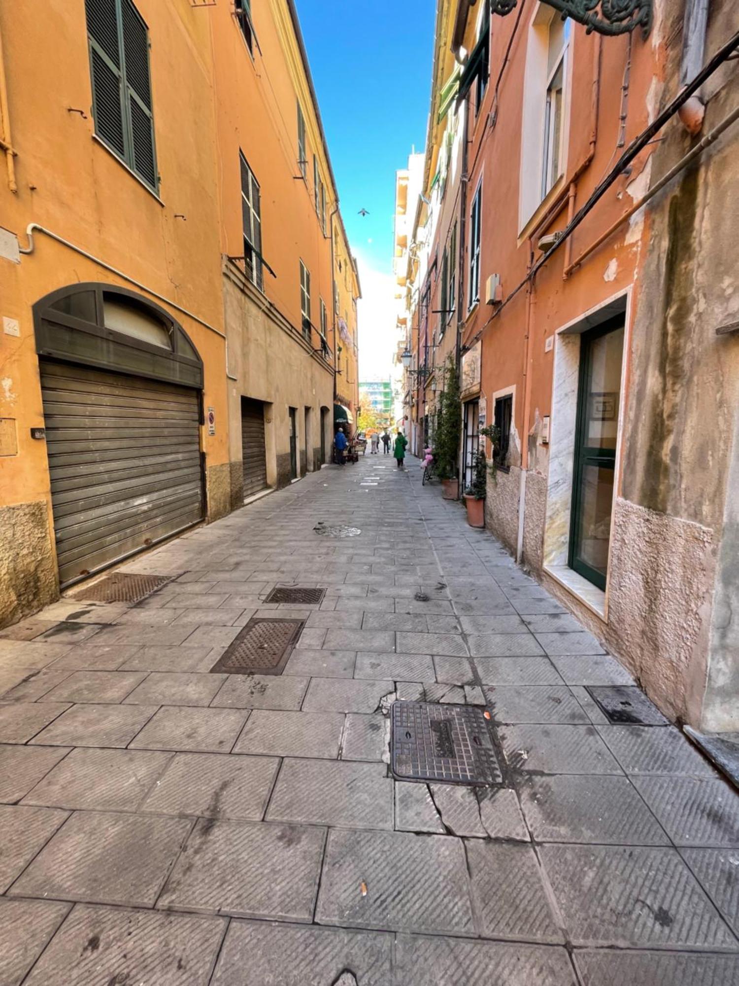 Ferienwohnung Bilocale Arredato Sestri Ponente Genua Exterior foto